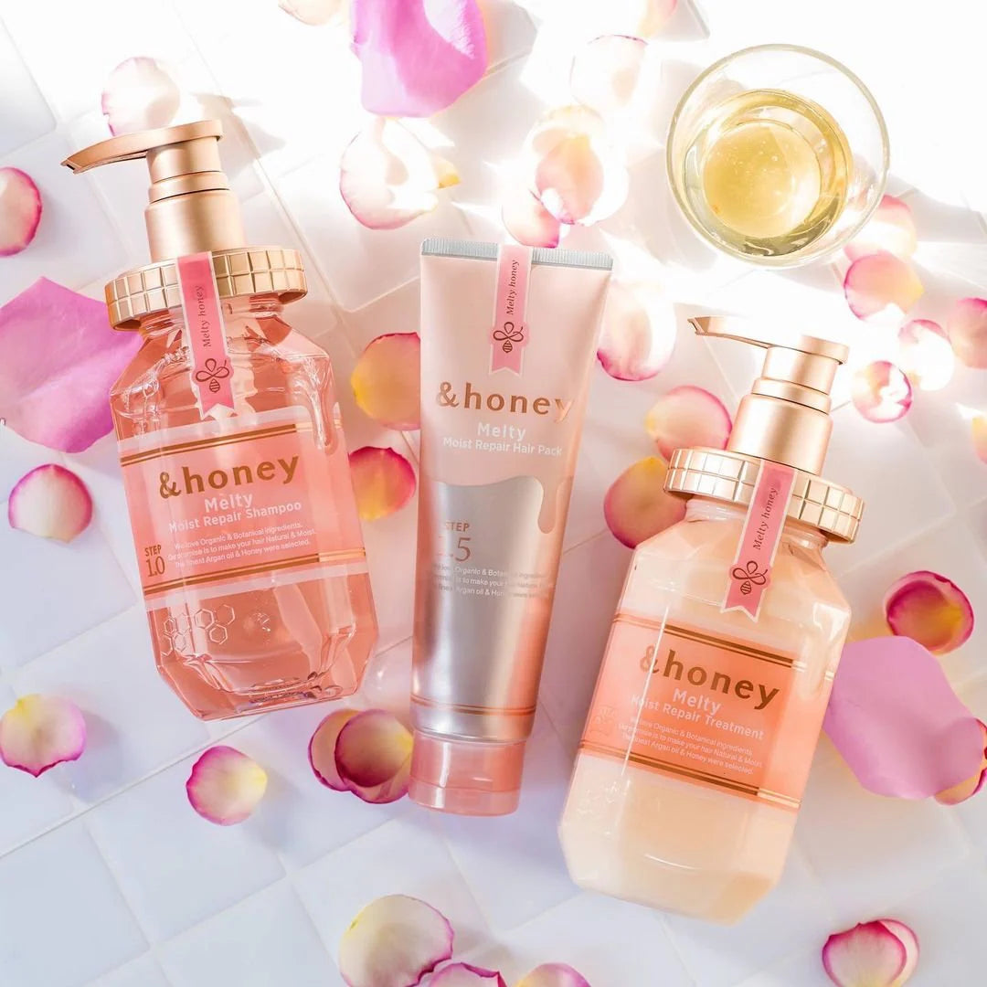 &honey Melty Moist Repair Hair Pack 1.5 (Japanese Honey Hair Mask) 130g